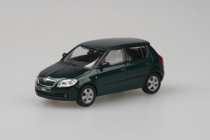 Škoda Fabia II (2006) 1:43 - Zelená Amazonian Metalíza