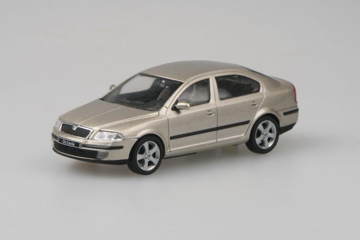 Škoda Octavia II (2004) 1:43 - Béžová Sahara Metalíza