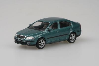 Náhled Škoda Octavia II (2004) 1:43 - Zelená Island Metalíza