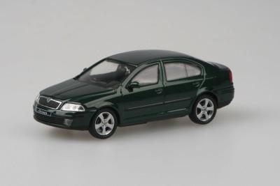 Náhled Škoda Octavia II (2004) 1:43 - Zelená Natur Metalíza