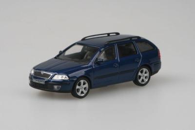 Náhled Škoda Octavia II Combi (2004) 1:43 - Modrá Hlubinná Metalíza