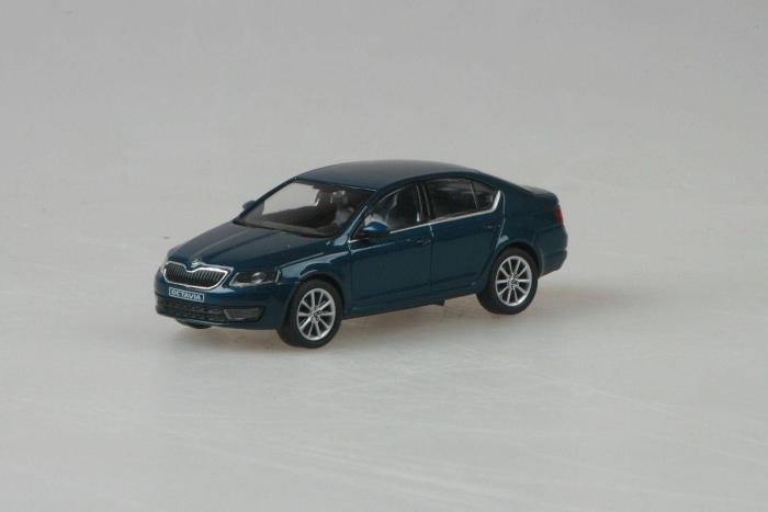 Škoda Octavia III (2012) 1:43 - Modrá Lava Metalíza