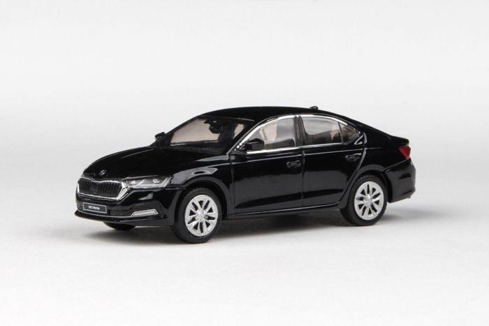 Škoda Octavia IV (2020) 1:43 - Černá Crystal Metalíza