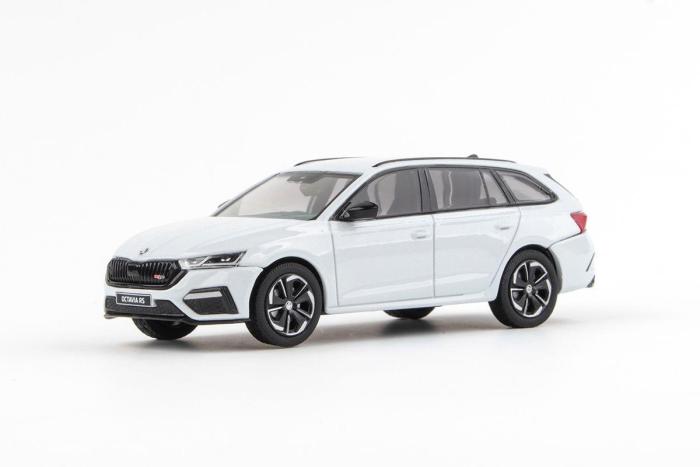 Škoda Octavia IV Combi RS (2020) 1:43 - Bílá Moon Metalíza