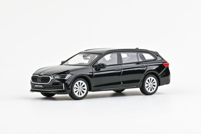 Škoda Superb IV Combi (2023) 1:43 - Černá Ebony Metalíza