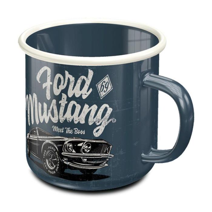 Smaltovaný hrnek Ford Mustang