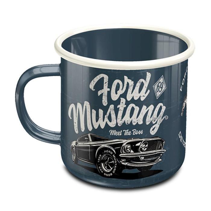 Smaltovaný hrnek Ford Mustang