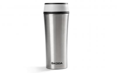 Náhled Termohrnek ŠKODA - stříbrný 350ml