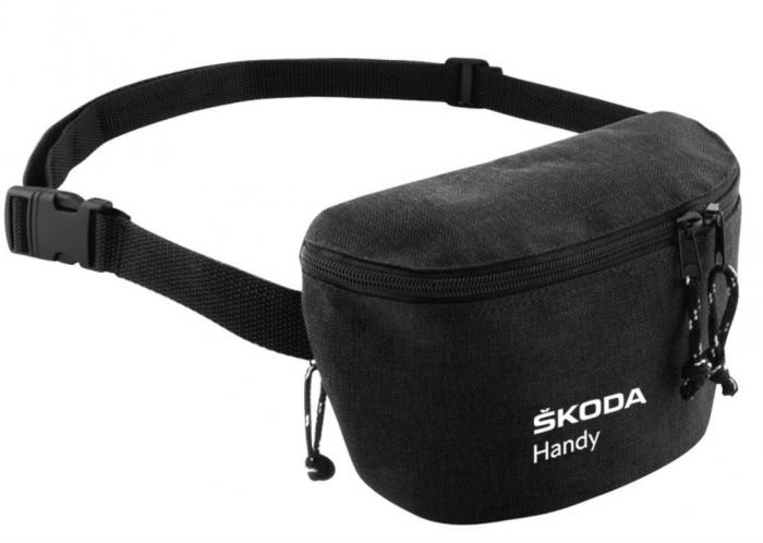 Textilní ledvinka ŠKODA Handy - černá