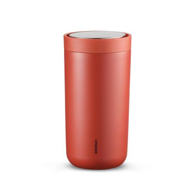 Nerezový hrnek 360° Smart click - červená VOLVO 200ml