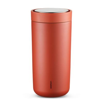 Nerezový hrnek 360° Smart click - červená VOLVO 400ml