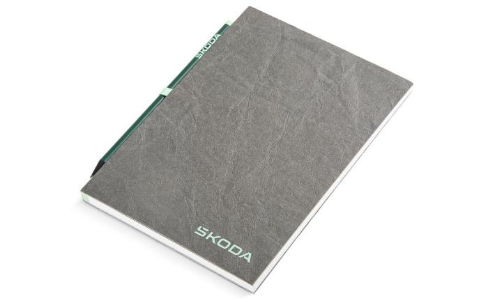 Zápisník šedý ŠKODA
